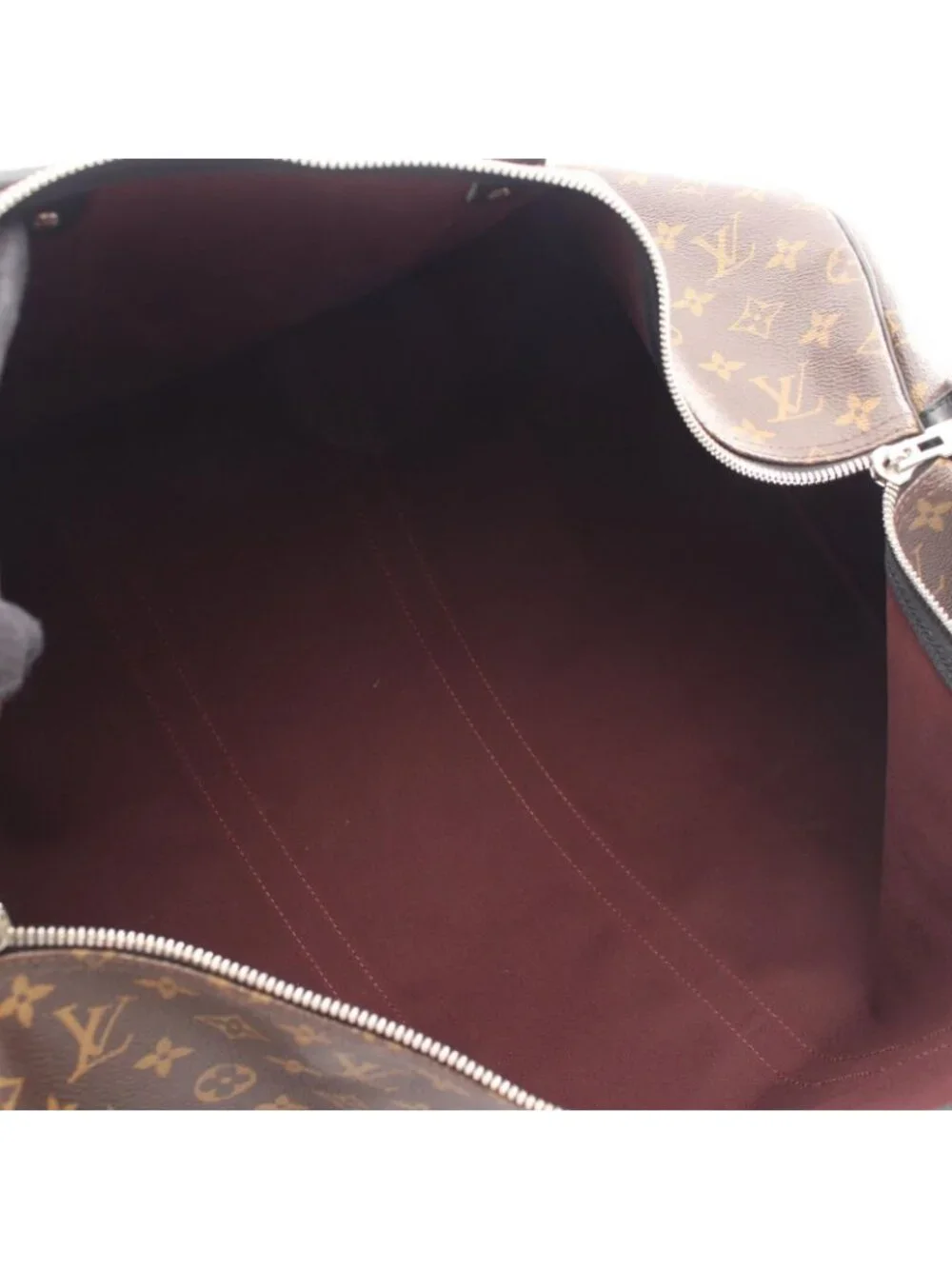 Louis Vuitton Boston Bag Keepall Bandouliere 55 2-Way Canvas Leather